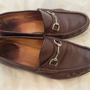 Mens gucci horse bit loafers size 9.5